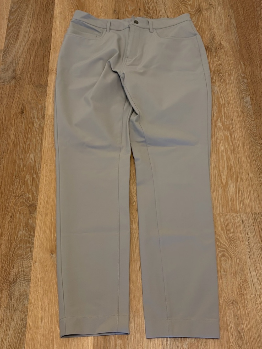 State and Liberty Men's Light Gray Performance Pant Mens 32 Stretch Athletic Fit